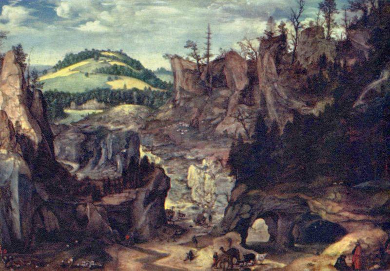 Cornelis van Dalem Landschaft mit Hirten Sweden oil painting art
